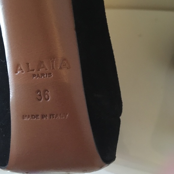 Alaia Paris leather/ snake skin ankle boots sz 6 - Picture 4 of 6